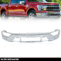 Chrome Front Bumper for Ford F150 (2021–2023) Six Radar Holes