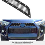 Upper Stainless Black Mesh Grille Insert for Toyota 4Runner (2014-2019)