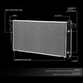 Aluminum Cooling Radiator for Dodge Ram 8.0L (1994–2002) DPI 1555