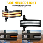 Switchback LED Tow Side Mirror Signal Light for Chevy Silverado GMC Sierra (2014–2019)