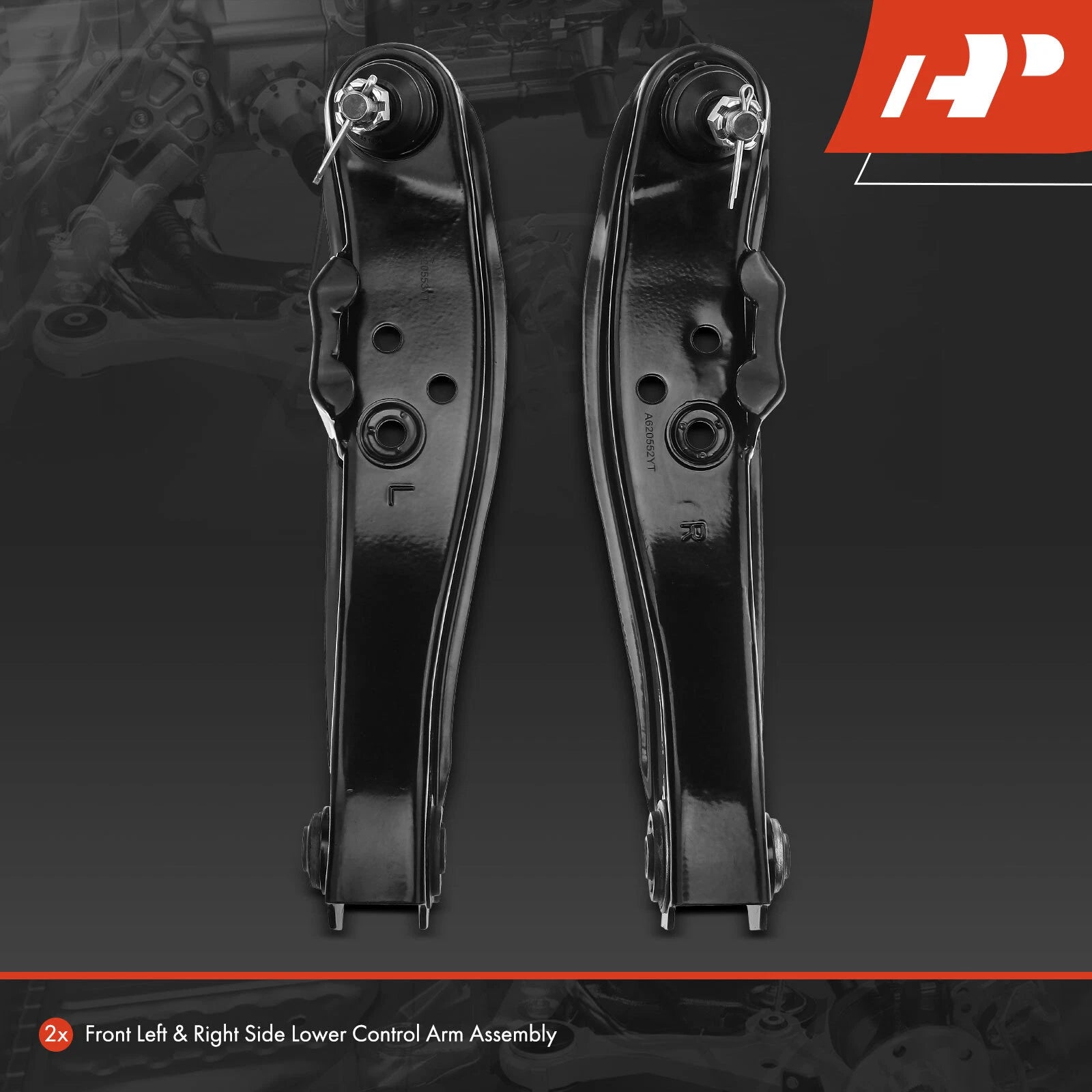 2X Front Lower Control Arm Ball Joints for Nissan 240SX (1989–1994)