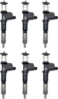 6pcs Common Rail Injectors 095000-5512 8976034152 for Isuzu 6WG1 (2000–2023)