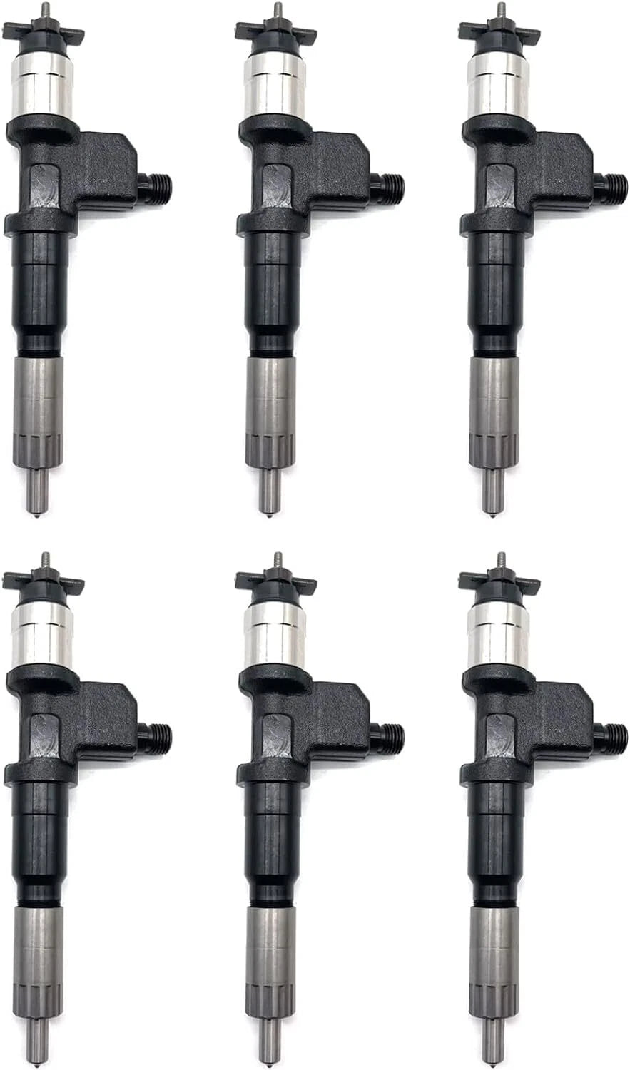 6pcs Common Rail Injectors 095000-5512 8976034152 for Isuzu 6WG1 (2000–2023)