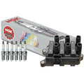 Denso COP Ignition Coil & NGK 6 Laser Iridium Spark Plugs Kit for F-150