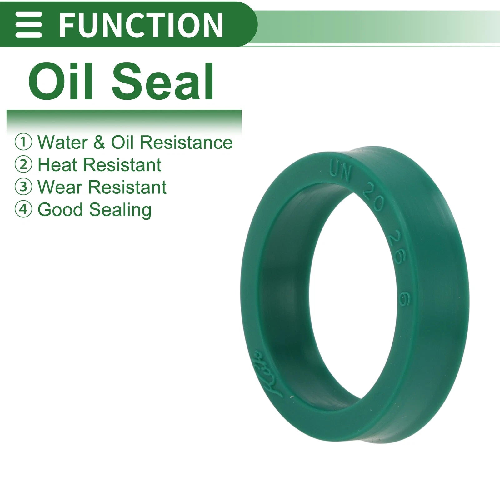 Set of 5 Oil Seal Ring 20x26x6mm for Rotary Shaft (High Pressure)