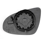 Right Side White Mirror Glass for Peugeot 108 (Non-heated)