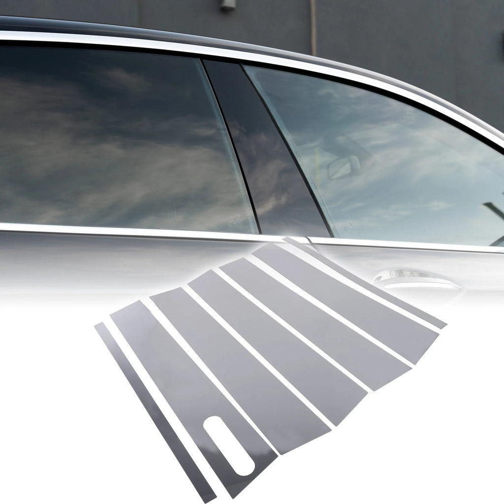 7pcs Window Trim Cover for Ford Explorer (2002–2010) Chrome Silver Tone