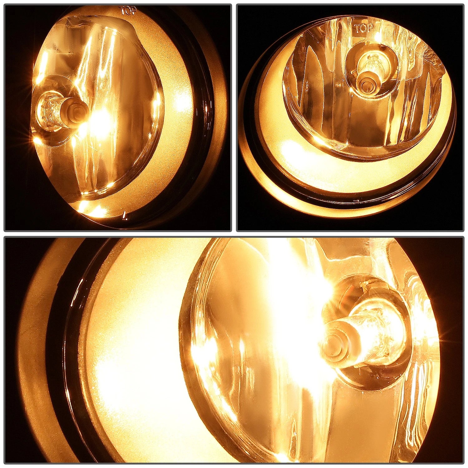 Set of 2 Front Bumper Fog Light Lamps for Toyota Tundra (2014–2021)