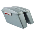 Hard Saddlebags for Harley Davidson Touring (1994–2013) 12 Silver