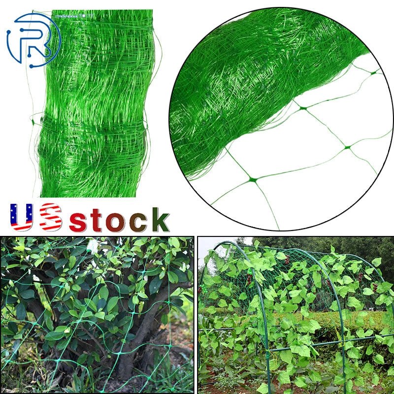 Durable Green Plastic Trellis Netting for Climbing Plants