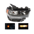 Set of 2 Halogen Headlights for Ram 2500 3500 (2019–2024) Left+Right Black