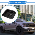 1 Pc Engine Oil Pan No.265813 for Ford F-150 (1994–2003) Iron Black