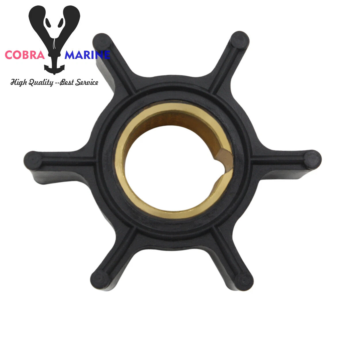Water Pump Impeller for Johnson Evinrude OMC (386084, 18-3050, 500355, 9-45201)