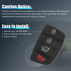 4 Button Car Remote Fob Case Cover for Hyundai