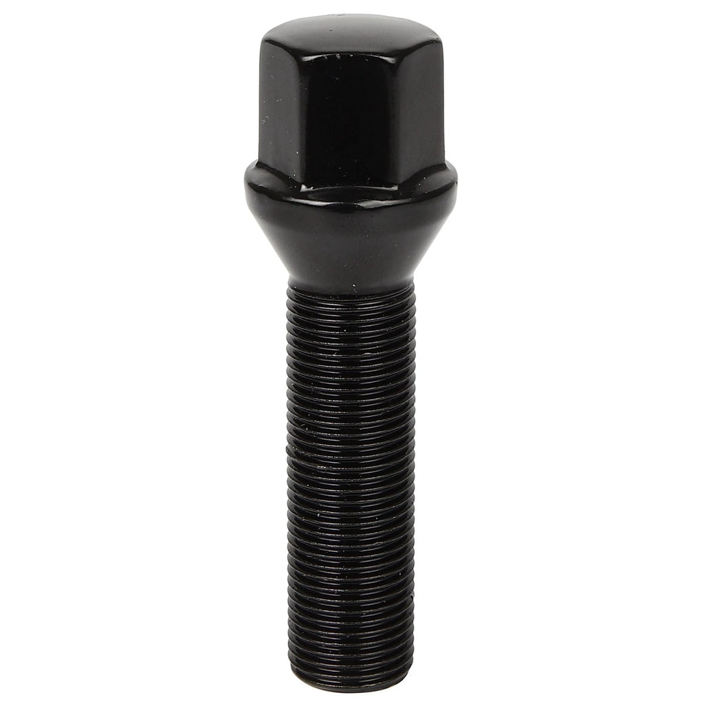 Set of 20 Extended Lug Bolts 14x1.25 Black Cone Seat for BMW Mini Cooper