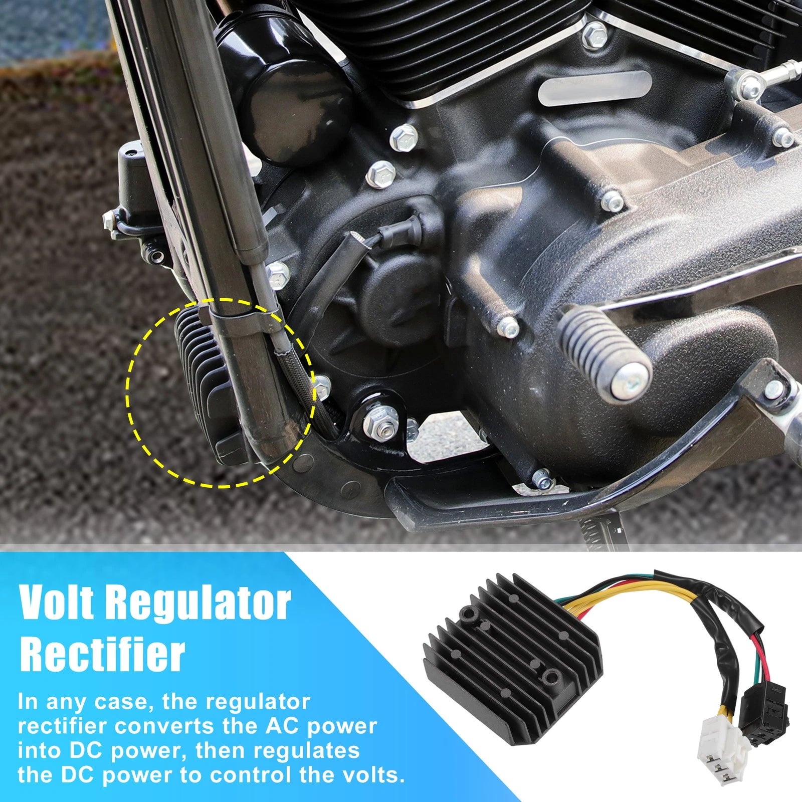 Voltage Regulator Rectifier for Honda SH125i (2005–2013) No. 31600KTF641
