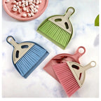 Set of 2 Compact Desktop Broom Dustpan for Home Office Use