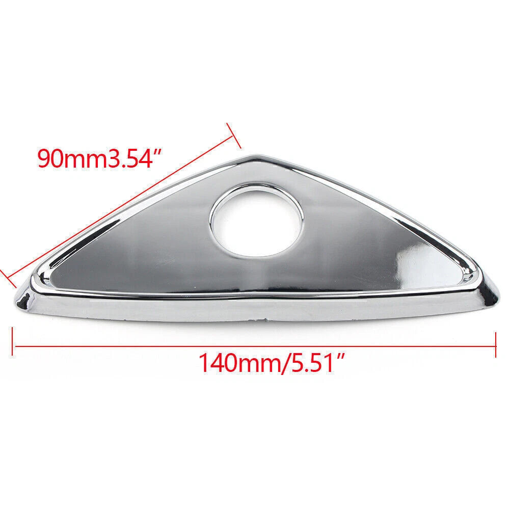 Chrome Fairing Trunk Lock Key Accent Trim for Honda Goldwing GL1800 (2001–2013)