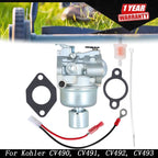 Carburetor Kit for Kohler CV Series CV490 CV491 CV492 CV493