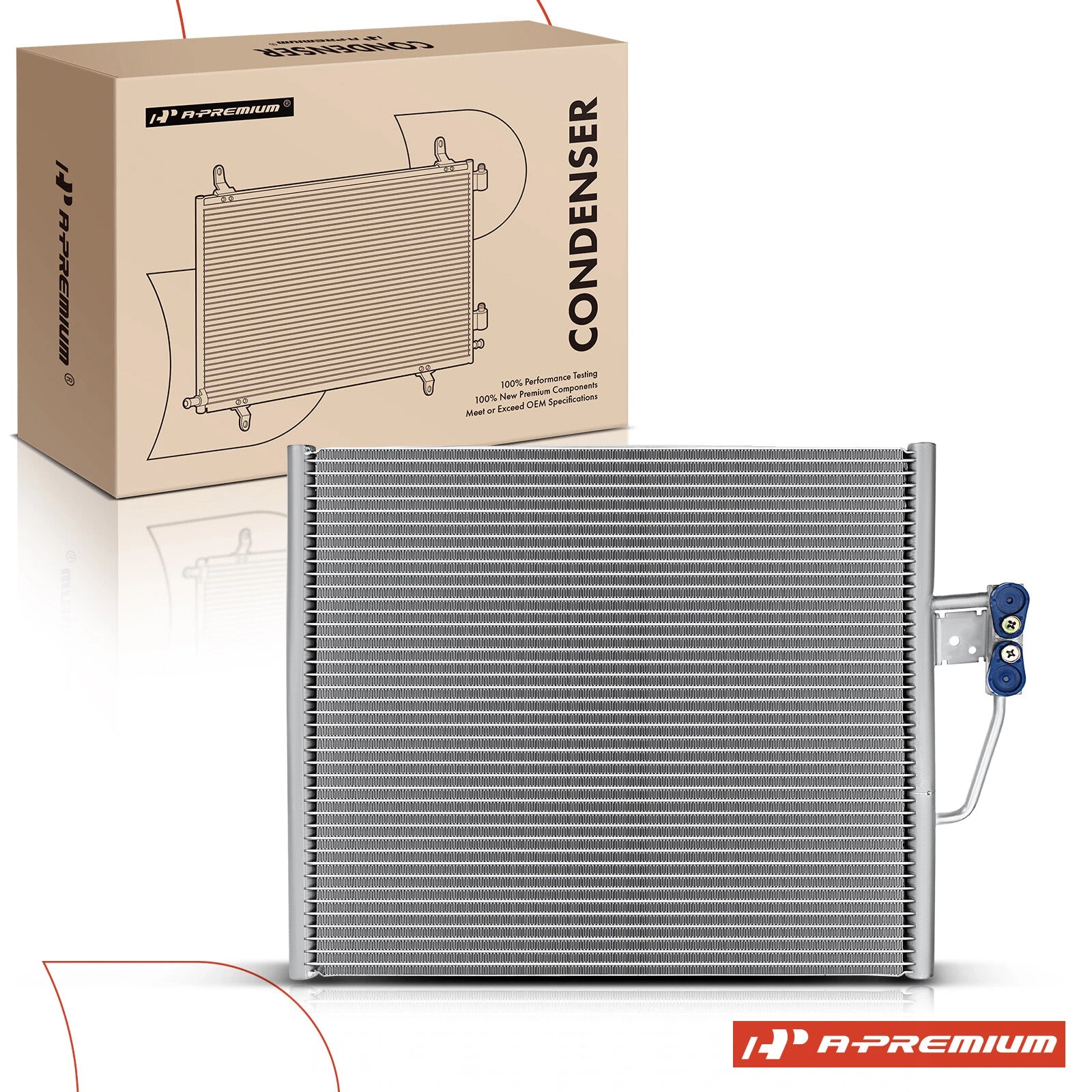 A/C Condenser for BMW E39 525i 530i 528i M5 E52 Z8 (1998–2005)