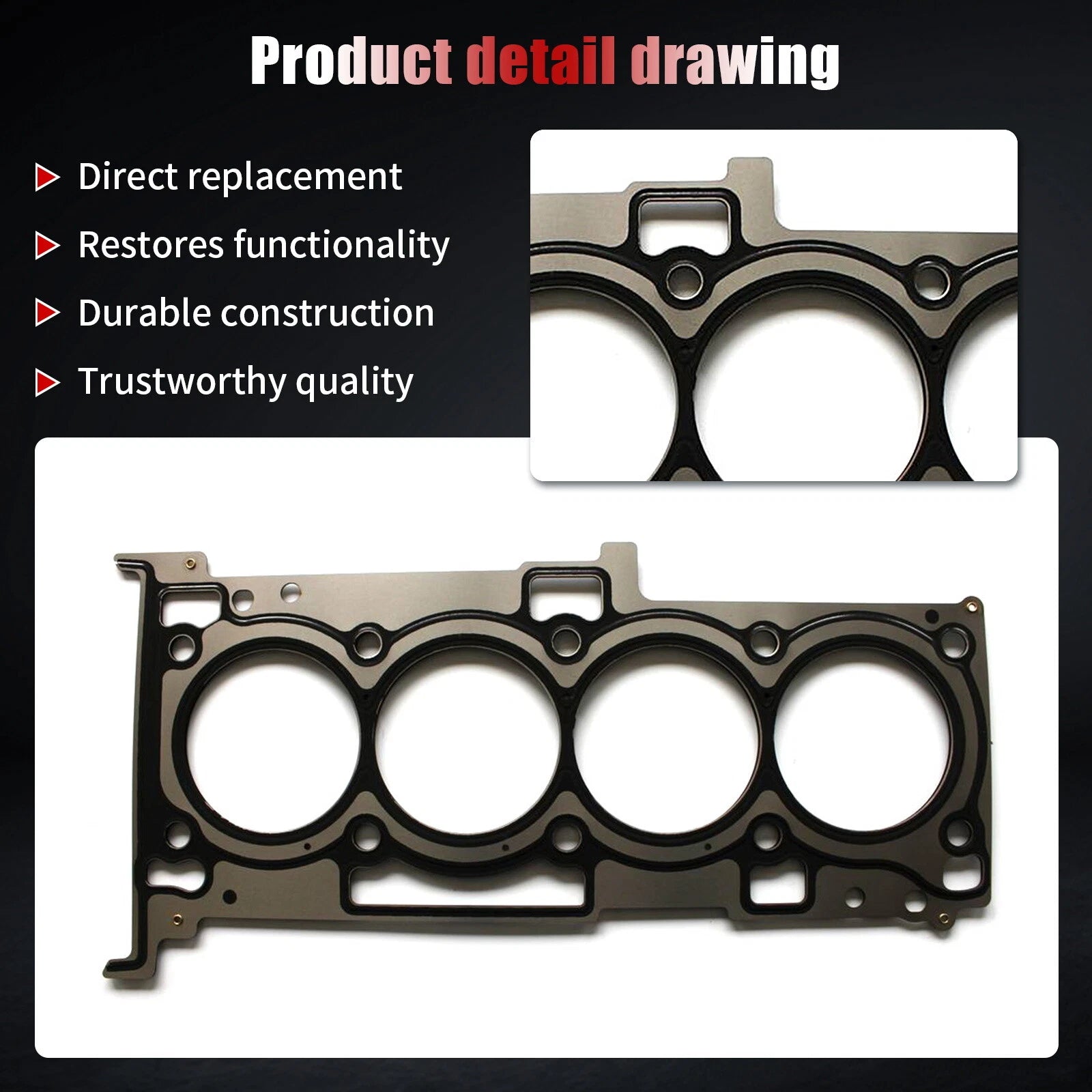 Head Gasket Set for Jeep Compass Patriot Dodge Avenger Journey (2007–2013)