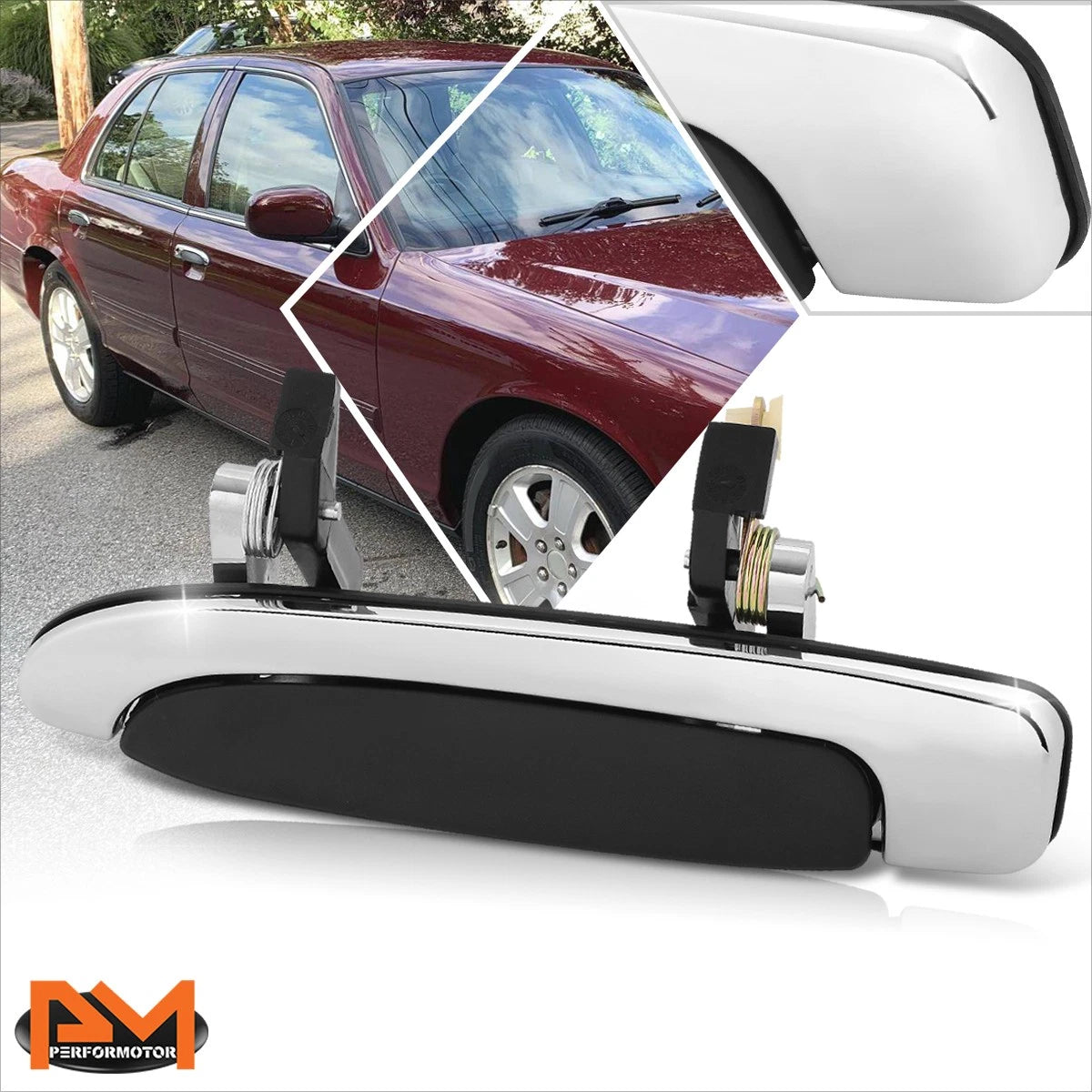 Rear Left Outer Door Handle for Crown Victoria/Grand Marquis (1992–2011)