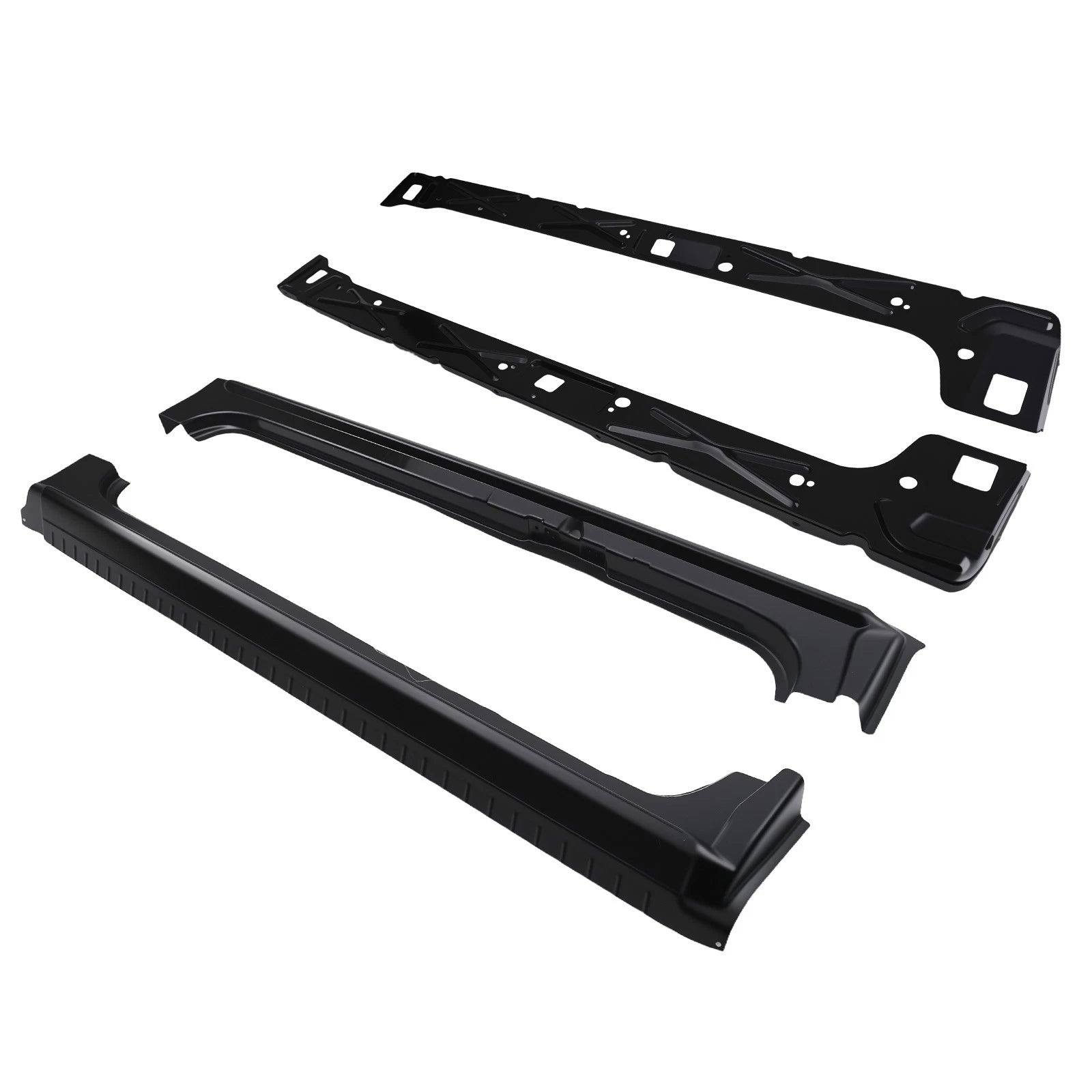 Pair Inner Outer Rocker Panels for Chevy Silverado GMC Sierra (1999–2007) Steel