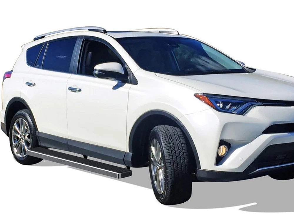 6" Silver Running Boards for Toyota RAV4 (2016-2018)