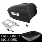 Matte Black King Trunk Mount Rack for Harley Touring CVO Road Glide (2014–2026)