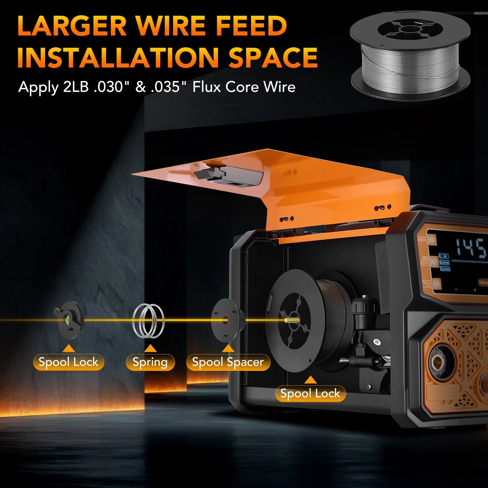 Welding Machine for MIG Stick Lift TIG Welder 110V (145Amp)