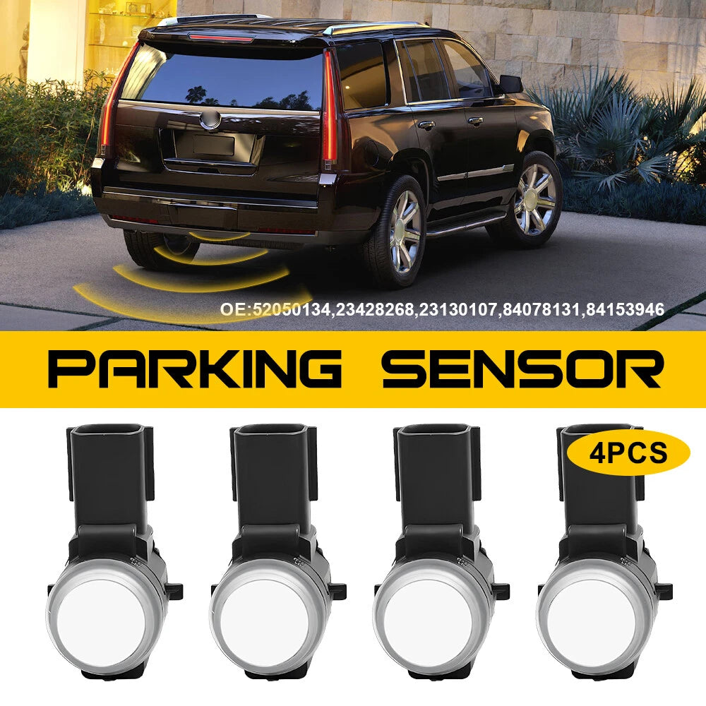 Set of 4 Parking Sensors for GMC Chevy Silverado Cadillac Buick (2014–2019)