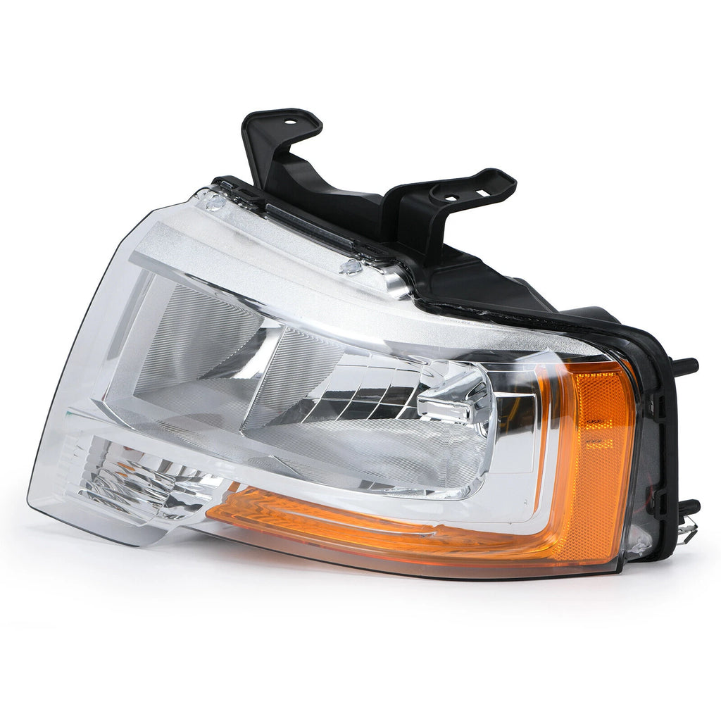 Reflector Halogen Headlight for Ford Expedition (2015–2017) w/Bulbs, Left