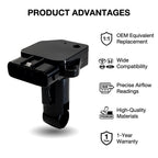Mass Air Flow Meter Sensor 197400-2160 L321-13-215 for Mazda 2 5 6 CX-7 MX-5 (2003–2012)