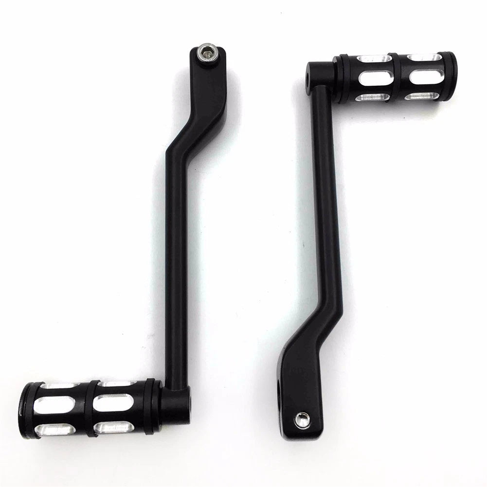 Black Heel Toe Shift Levers w/ Shifter Peg for Harley Trike Tri Glide (2014–2023)