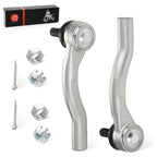 Set of 2 Outer Tie Rod Ends & Nuts for Honda Pioneer 1000 1000-5 (2016–2021)