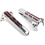 Red LED Front Lower Fork Leg Covers for Harley FLHR FLHTK FLHX (2014-2020)