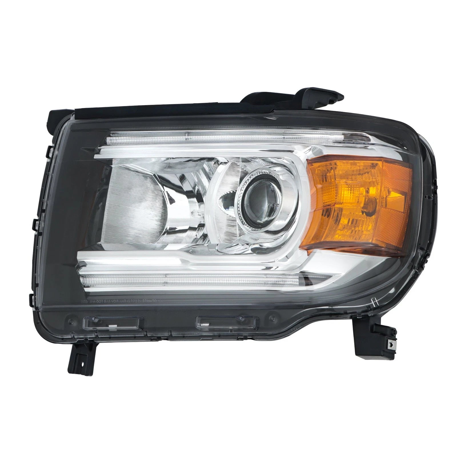 Chrome Left Side Headlight Assembly for GMC Canyon (2015–2022) Halogen