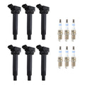 Set of 6 Ignition Coils & Spark Plugs for Toyota Avalon Camry RX300 (1995–2006)