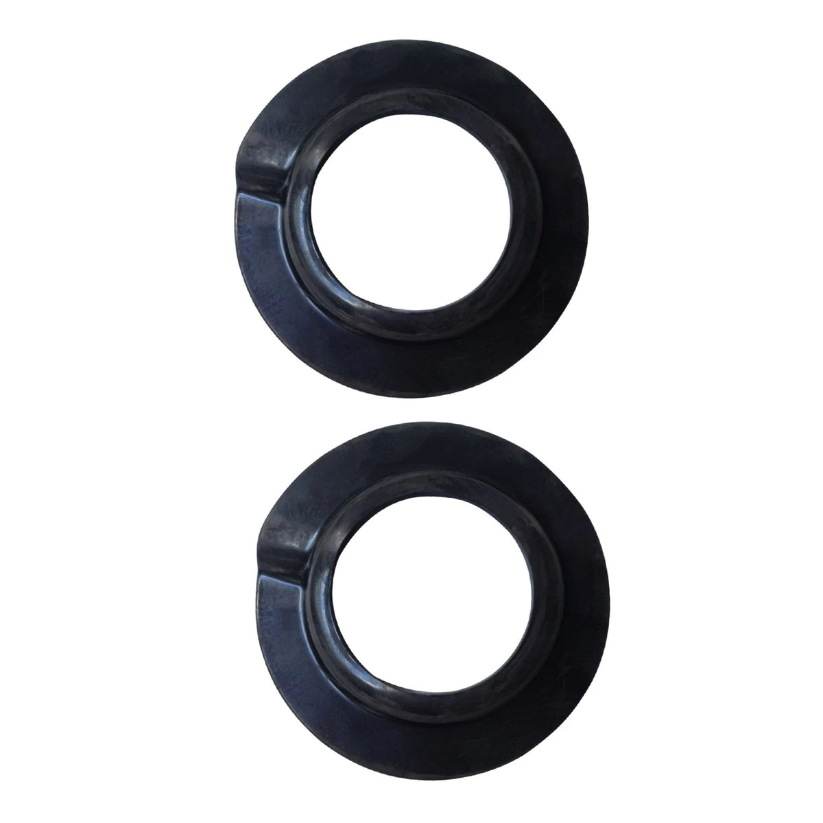 2x Rear Lower Suspension Spring Pad for Mitsubishi Pajero III IV (2000–2006)