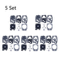 Set of 5 Carburetor Kits for Walbro K10-WYC Chainsaw Blower Trimmer
