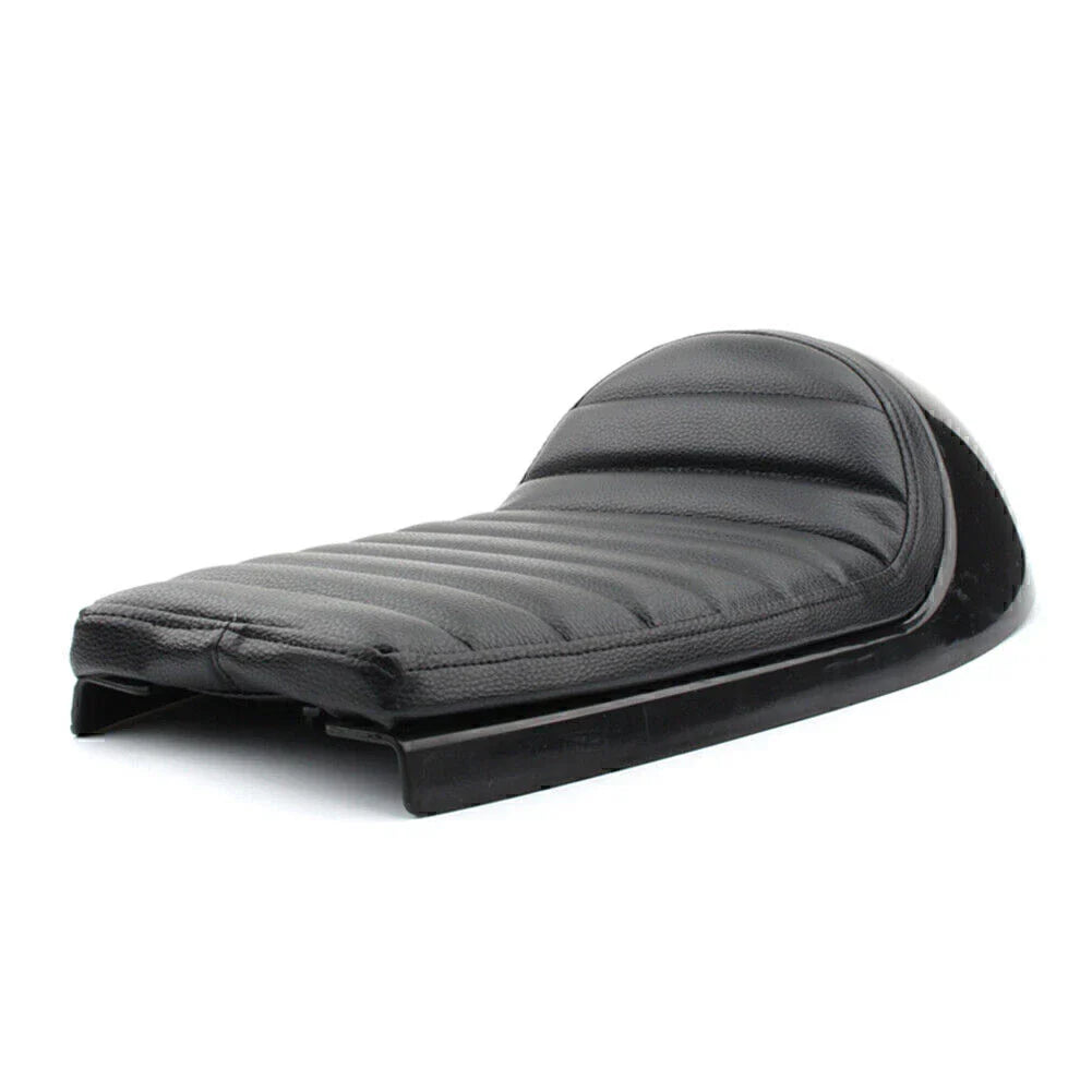 Universal Cafe Racer Seat Pan Vintage Cushion for Scrambler Black