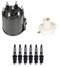 Distributor Rotor Cap & Spark Plugs Kit for GMC S15 Jimmy (1992–1993)