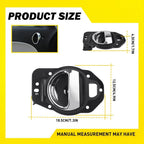 Chrome Inside Interior Door Handle LH for Chevy HHR (2006–2011)