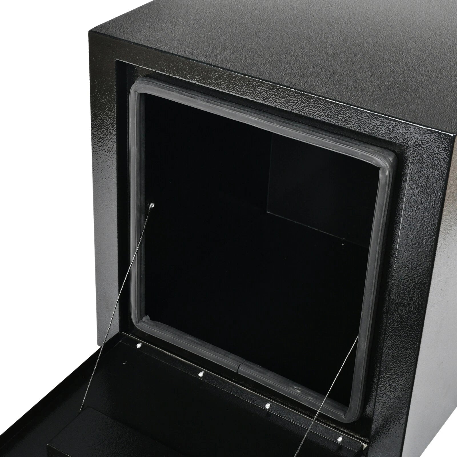Steel Tool Box for Pickup Truck (18" x 18" x 18") - Black, Lock & Key