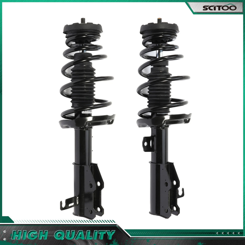Front Pair Complete Shocks Struts w/Coil Spring for Buick Lacrosse (2011–2016)