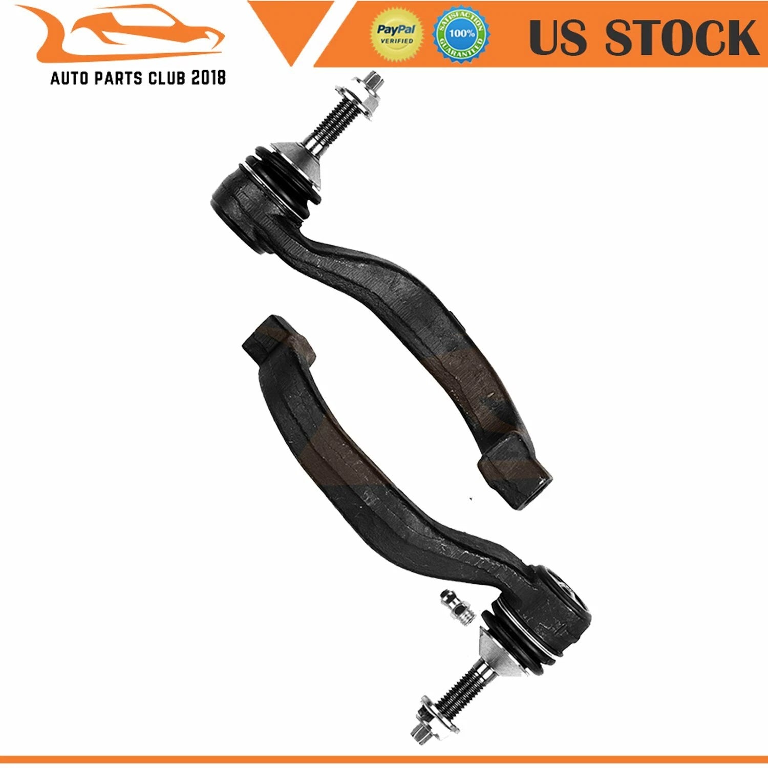 2X Outer Tie Rod Ends Kit for Lincoln LS T-Bird Jaguar S-Type (2000–2006)
