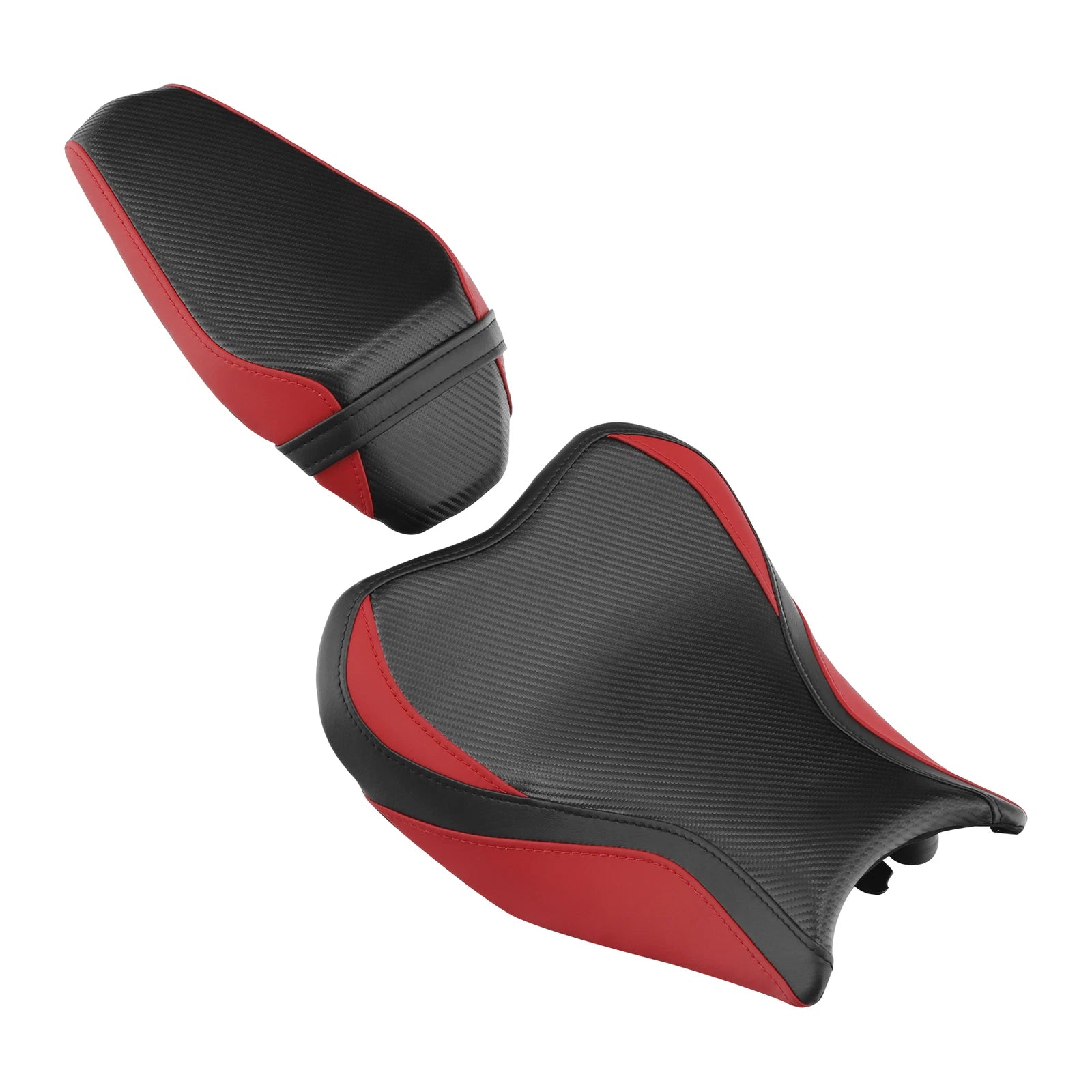 Driver & Passenger Seats for Kawasaki Z900 (2017–2023) - Black Red