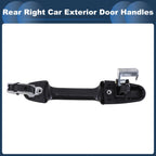 Rear Right Door Handle No. 72640SDET01 for Honda Accord  Silver Tone
