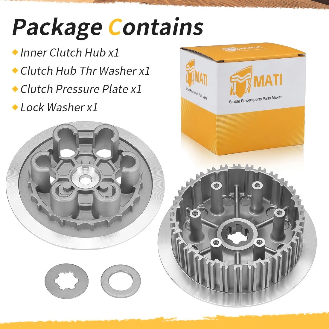 Clutch Center Inner Hub & Pressure Plate Kit for Suzuki RM250 (1996–2006)