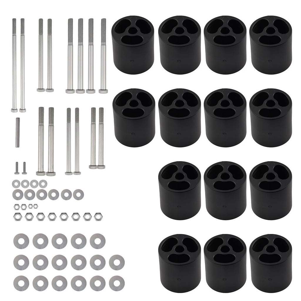 3" Body Lift Spacers for Ford F100 F150 F250 F350 (1970–1979) w/ Bolts